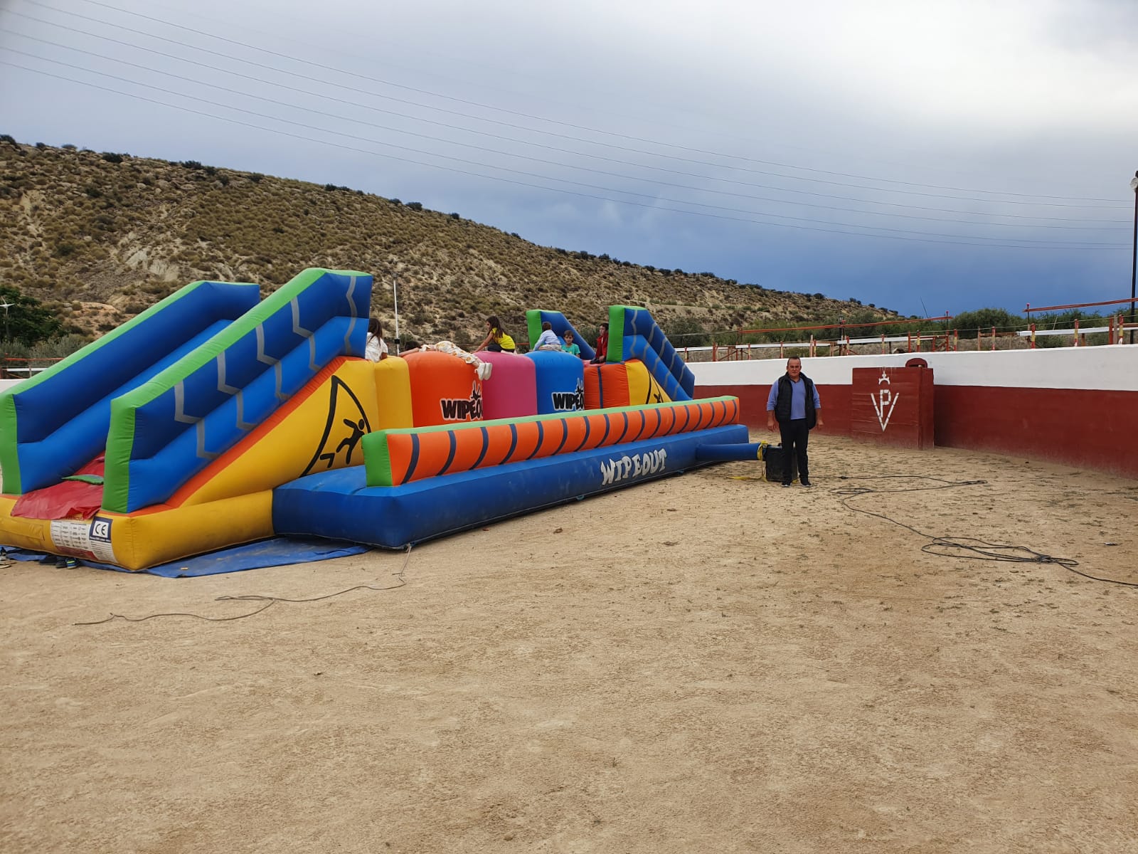Parque inflable para niños